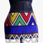 Beaded Blue Skirt